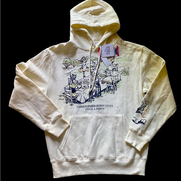 NWT-DISNEY-WINNIE THE POOH & FRIENDS-PULLOVER HOODIE-SIZE X SMALL - Picture 3 of 6